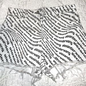 Alexander Wang White Shorts